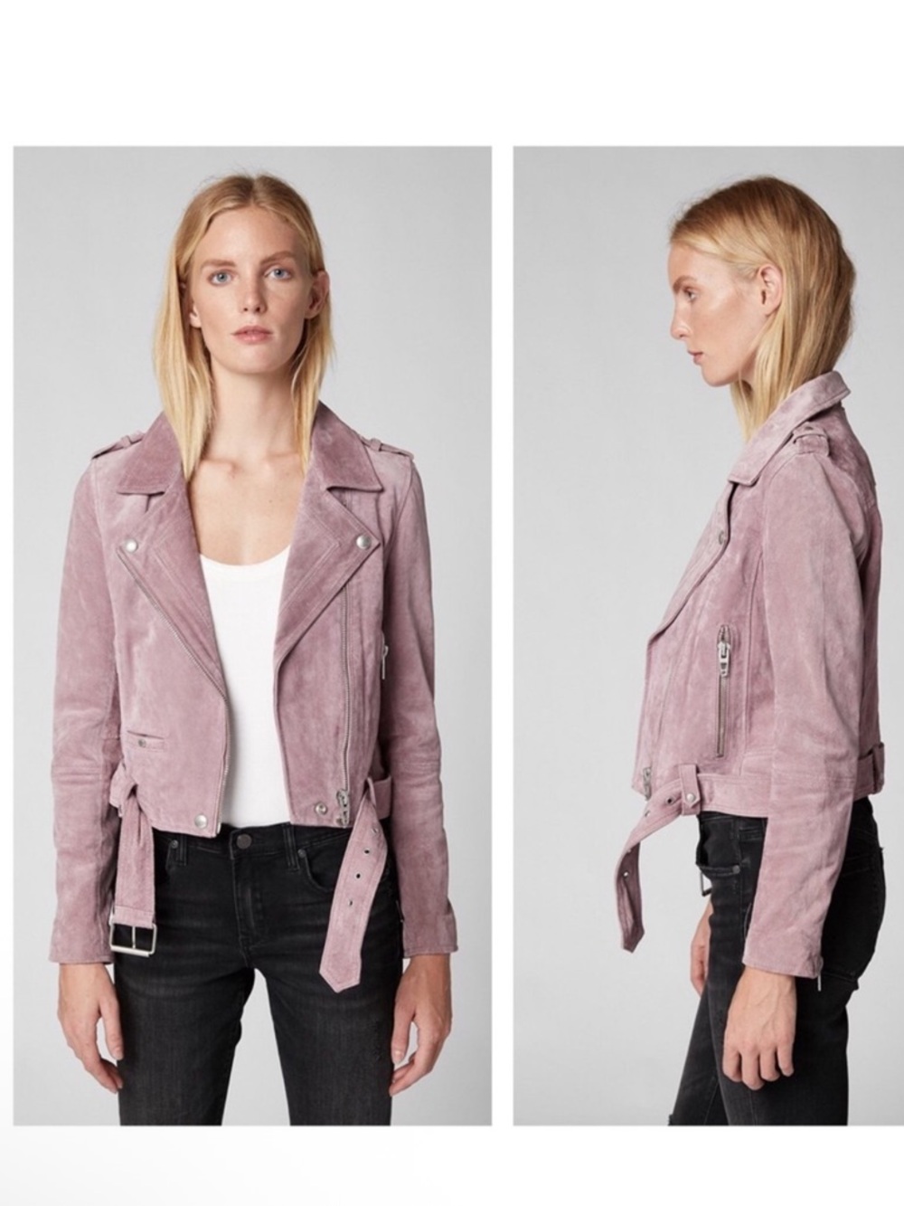 New! Blank NYC Suede Moto Jacket